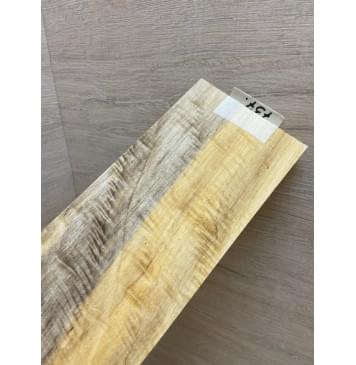 Тополь Болотный Волнистый заготовка накладки на головку грифа Смешанный ААА Волна ААА 6.5х95-102х280 мм-1