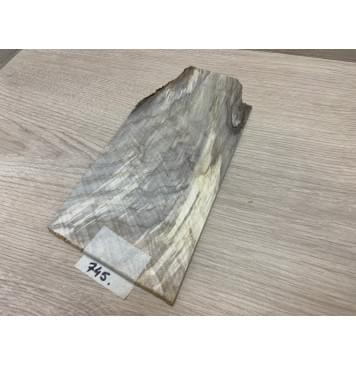 Тополь Болотный Волнистый заготовка накладки на головку грифа Смешанный ААА Волна ААА 5х115х200 мм-8