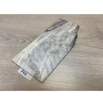 Тополь Болотный Волнистый заготовка накладки на головку грифа Смешанный ААА Волна ААА 5х100х200 мм-8