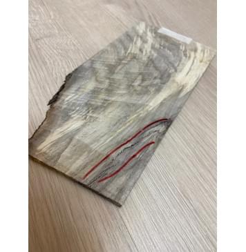 Тополь Болотный Волнистый заготовка накладки на головку грифа Смешанный ААА Волна ААА 5х100х200 мм-7