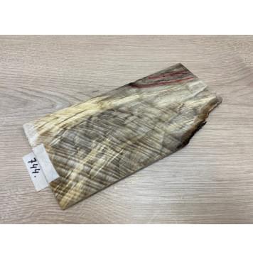 Тополь Болотный Волнистый заготовка накладки на головку грифа Смешанный ААА Волна ААА 5х100х200 мм-3