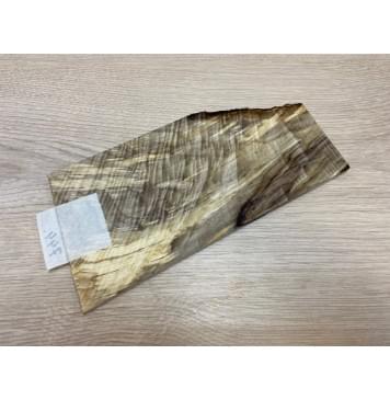 Тополь Болотный Волнистый заготовка накладки на головку грифа Смешанный ААА Волна ААА 5х100х200 мм-2