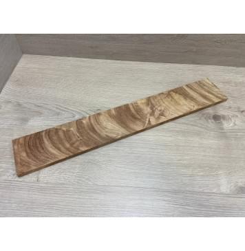 Палисандр Теха (корень) заготовка накладки для электрогитары Смешанный ААА 10х80х505 мм (уценка-трещины)-0