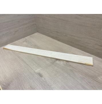 Клён Американский Белый Волнистый заготовка накладки для бас-гитары Смешанный ААА Волна АА 9х73-66х770 мм-12