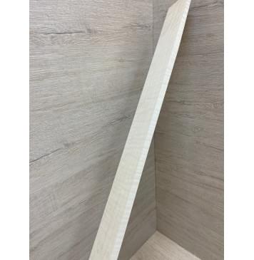 Клён Американский Белый Волнистый заготовка накладки для бас-гитары Смешанный ААА Волна АА 9х73-66х770 мм-10