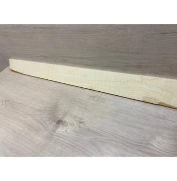 Клён Американский Белый Волнистый заготовка накладки для бас-гитары Смешанный ААА Волна АА 9х73-66х770 мм-9