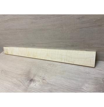 Клён Американский Белый Волнистый заготовка накладки для бас-гитары Смешанный ААА Волна АА 9х73-66х770 мм-8