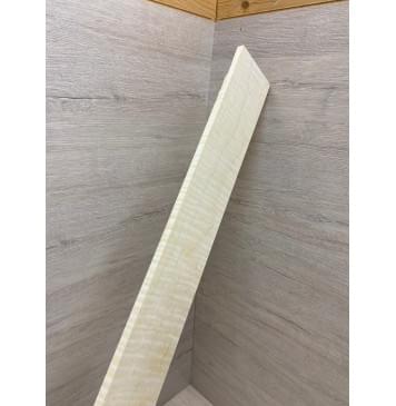 Клён Американский Белый Волнистый заготовка накладки для бас-гитары Смешанный ААА Волна АА 9х73-66х770 мм-6