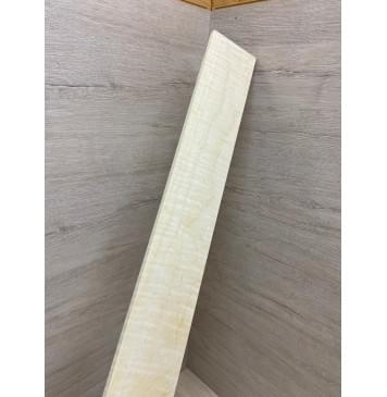 Клён Американский Белый Волнистый заготовка накладки для бас-гитары Смешанный ААА Волна АА 9х73-66х770 мм-5