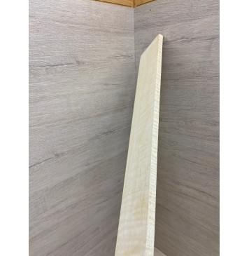 Клён Американский Белый Волнистый заготовка накладки для бас-гитары Смешанный ААА Волна АА 9х73-66х770 мм-4