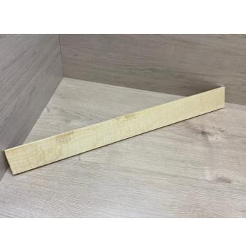 Клён Американский Белый Волнистый заготовка накладки для бас-гитары Смешанный АА Волна АА 10х78-60х750 мм-12