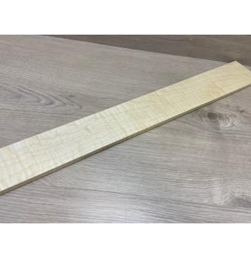 Клён Американский Белый Волнистый заготовка накладки для бас-гитары Смешанный АА Волна АА 10х78-60х750 мм-11