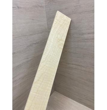 Клён Американский Белый Волнистый заготовка накладки для бас-гитары Смешанный АА Волна АА 10х78-60х750 мм-4