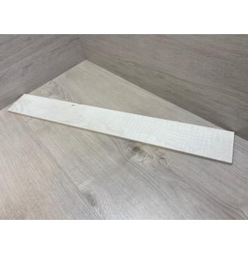 Клён Американский Белый Волнистый заготовка накладки для бас-гитары Смешанный А Волна АА 9х94х760 мм-2
