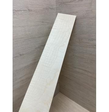 Клён Американский Белый Волнистый заготовка накладки для бас-гитары Смешанный А Волна АА 9х94х760 мм-7