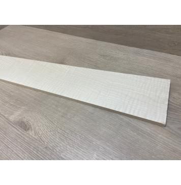 Клён Американский Белый Волнистый заготовка накладки для бас-гитары Смешанный АА Волна ААА 9х120-92х750 мм-14