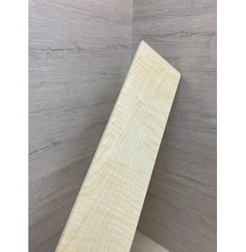 Клён Американский Белый Волнистый заготовка накладки для бас-гитары Смешанный АА Волна ААА 9х120-92х750 мм-5