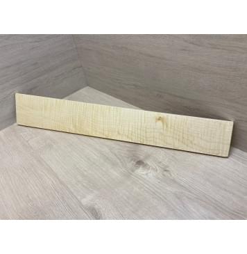 Клён Американский Белый Волнистый заготовка накладки для бас-гитары Смешанный АА Волна ААА 9х120-92х750 мм-0