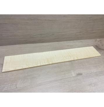 Клён Американский Белый Волнистый заготовка накладки для бас-гитары Смешанный ААА Волна ААА 9х130-123х765 мм-2