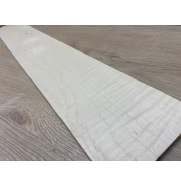 Клён Американский Белый Волнистый заготовка накладки для бас-гитары Смешанный А Волна АА 9х114х765 мм-4