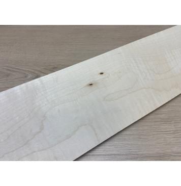 Клён Американский Белый Волнистый заготовка накладки для бас-гитары Смешанный А Волна АА 9х114х765 мм-5