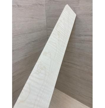 Клён Американский Белый Волнистый заготовка накладки для бас-гитары Смешанный ААА Волна ААА 11х92-67х757 мм-14