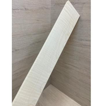 Клён Американский Белый Волнистый заготовка накладки для бас-гитары Смешанный ААА Волна ААА 11х92-67х757 мм-12