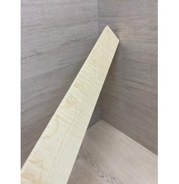 Клён Американский Белый Волнистый заготовка накладки для бас-гитары Смешанный ААА Волна ААА 11х92-67х757 мм-6