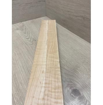 Ольха заготовка для переклеенного грифа электрогитары Смешанный ААА Волна АА 39х(39-39)х775 мм - из 2х частей-5