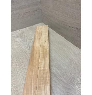 Ольха заготовка для переклеенного грифа электрогитары Смешанный ААА Волна АА 39х(39-39)х775 мм - из 2х частей-6