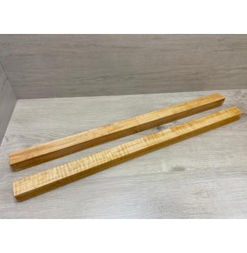 Ольха заготовка для переклеенного грифа электрогитары Радиал А Волна А 39х(40-40)х795 мм- из 2х частей-5