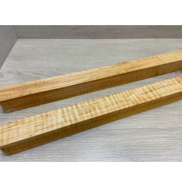 Ольха заготовка для переклеенного грифа электрогитары Радиал А Волна А 39х(40-40)х795 мм- из 2х частей-4