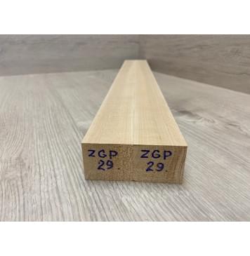 Ольха Волнистая заготовка для переклеенного грифа электрогитары Радиал АА Волна АА 37х(42-42)х690 мм - из 2х частей-8