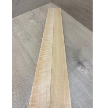 Ольха Волнистая заготовка для переклеенного грифа электрогитары Радиал АА Волна АА 37х(42-42)х690 мм - из 2х частей-5