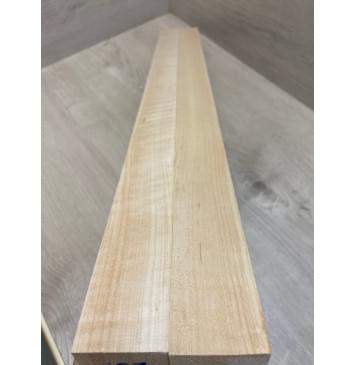 Ольха Волнистая заготовка для переклеенного грифа электрогитары Радиал АА Волна АА 37х(42-42)х690 мм - из 2х частей-4