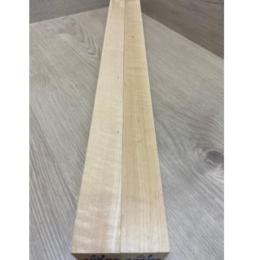 Ольха Волнистая заготовка для переклеенного грифа безголовой гитары Радиал АА Волна А 37х(39-39)х590 мм - из 2х частей-7