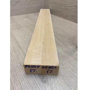 Ольха Волнистая заготовка для переклеенного грифа безголовой гитары Радиал АА Волна А 37х(39-39)х590 мм - из 2х частей-5