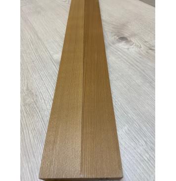 Клён Печёный 180гр заготовка для переклеенного грифа электрогитары Радиал ААА 24х(44.5-18-44.5)х785 мм - из 2х частей-3