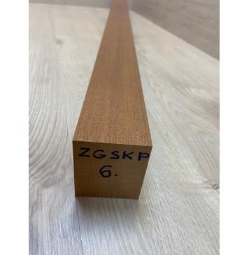 Сапели заготовка для переклеенного сквозного грифа гитары Радиал АА 60х52х1001 мм -4