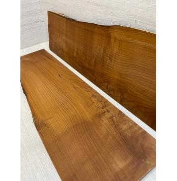 Клён Волнистый Печёный 180гр заготовка на топ Смешанный АА Волна А 14х158-185х605 мм - 2 шт (книжкой)-3