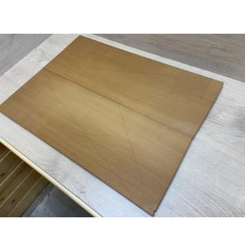 Клён Белый Печёный 180 гр заготовка на топ Радиал АА 17х230х620 мм 2 шт книжкой-1