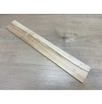 Клён Чёрный заготовка накладки для электрогитары Радиал А 10х85х580 мм-0