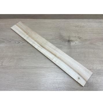 Клён Чёрный заготовка накладки для электрогитары Радиал А 11х85х580 мм-0