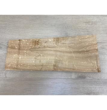Клён Американский Spalted заготовка на топ Смешанный АА 18х160-192х455 мм (1шт под распил) Уценка-гнилостные поражения древесины,под стабилизацию или работу с порозаполнителями-0