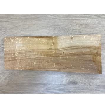 Клён Американский Spalted заготовка на топ Смешанный АА 18х160-192х455 мм (1шт под распил) Уценка-гнилостные поражения древесины,под стабилизацию или работу с порозаполнителями-1