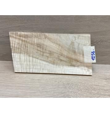 Клён Чёрный Явор, Волнистый заготовка накладки на головку грифа Смешанный АА Волна АА 6х115х210-230 мм-2