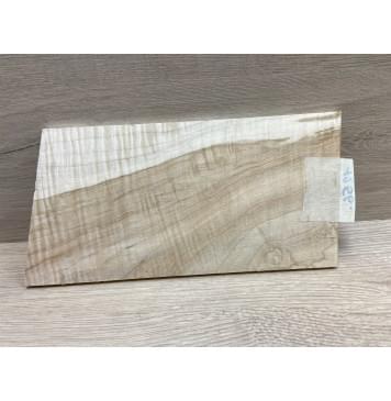 Клён Чёрный Явор, Волнистый заготовка накладки на головку грифа Смешанный АА Волна АА 6х115х210-230 мм-4