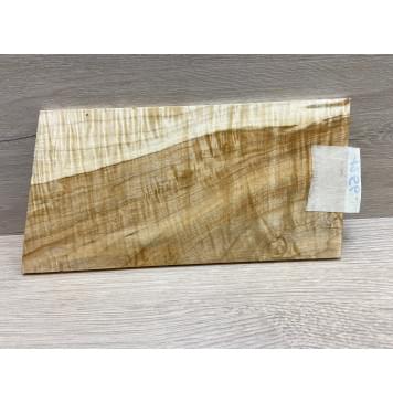 Клён Чёрный Явор, Волнистый заготовка накладки на головку грифа Смешанный АА Волна АА 6х115х210-230 мм-1