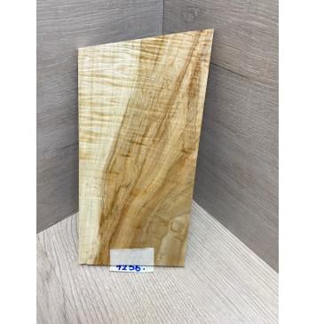 Клён Чёрный Явор, Волнистый заготовка накладки на головку грифа Смешанный АА Волна АА 6х115х210-230 мм-3