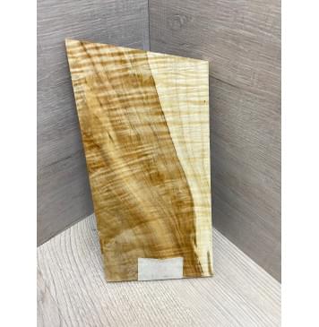 Клён Чёрный Явор, Волнистый заготовка накладки на головку грифа Смешанный АА Волна АА 6х115х210-230 мм-0